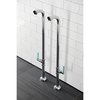 Aqua Vintage AE810S1DKL Freestanding Tub Supply Line, Polished Chrome AE810S1DKL